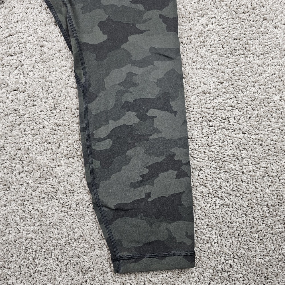 Lululemon Align High Rise 25" Leggings Sz 16 Heritage 365 Camo Dark Olive W5DLXS - Picture 4 of 9